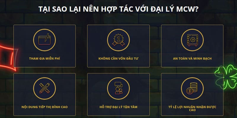 Ưu điểm khi làm đại lý casinomcw