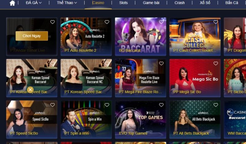 Casino quy tụ toàn siêu phẩm đình đám